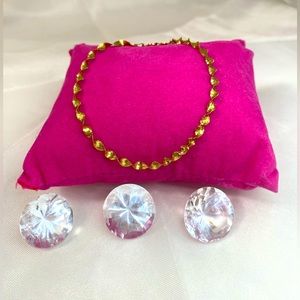 14K YELLOW GOLD vintage Italian twisted herringbone bracelet REAL GOLD